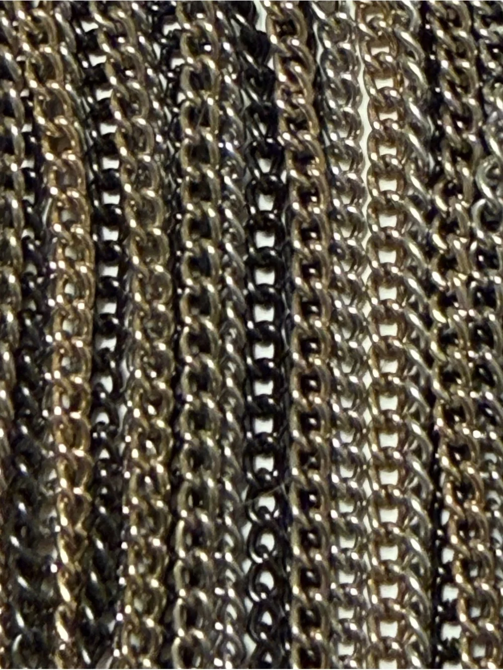 Banana Republic Statement Fringe Chain Necklace - Mixed Metal